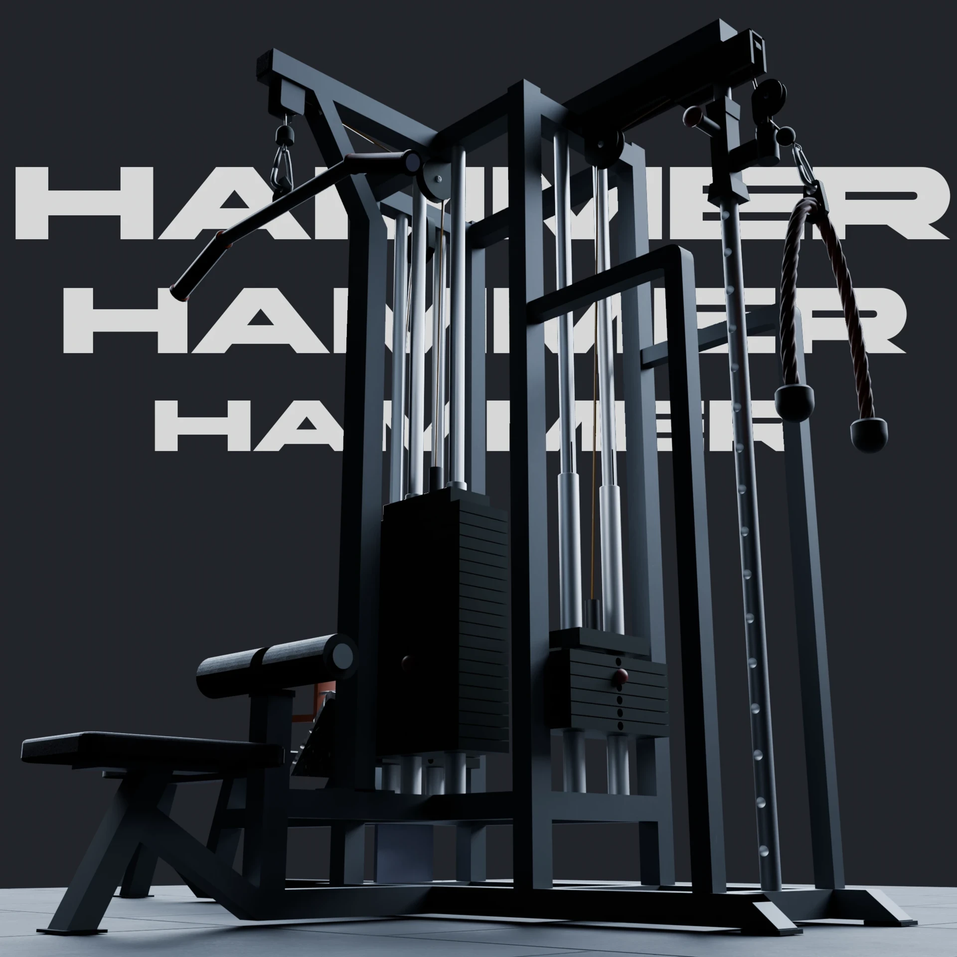 3D-модель тренажёра Hammer